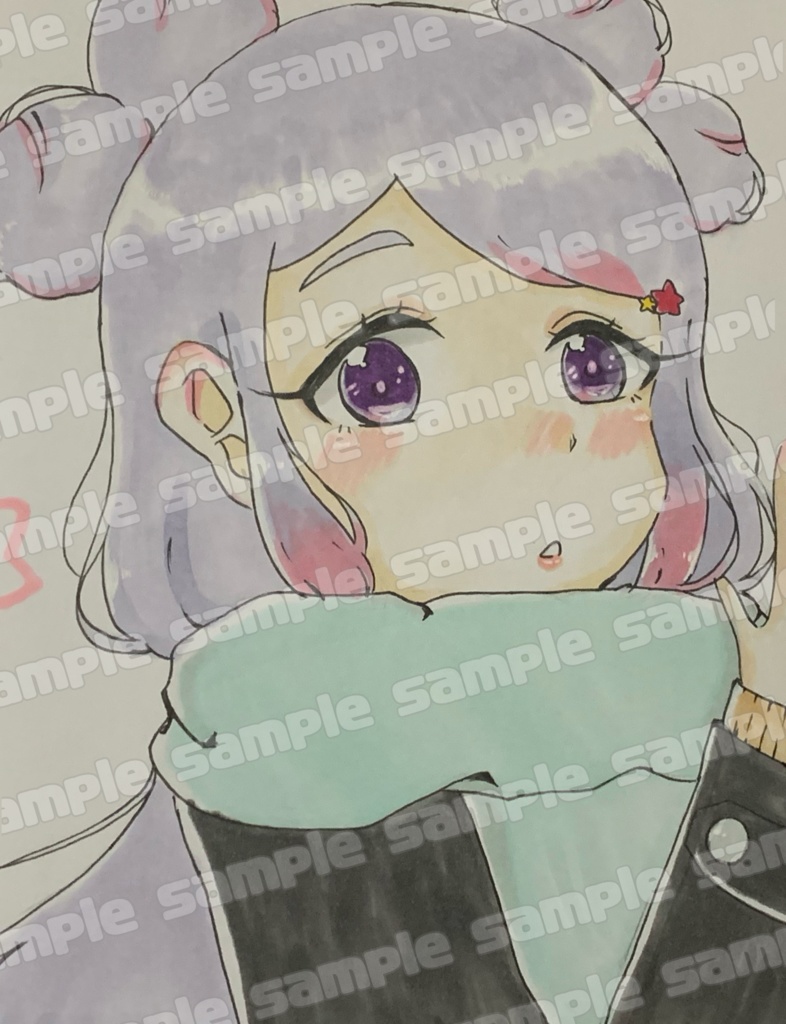 手書きイラスト色紙 サイン付き Kirameru Booth