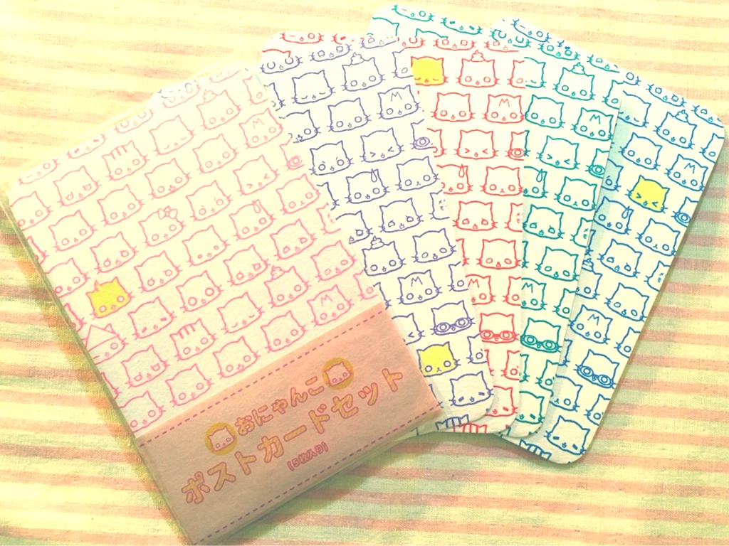 おにゃんこポストカードセット