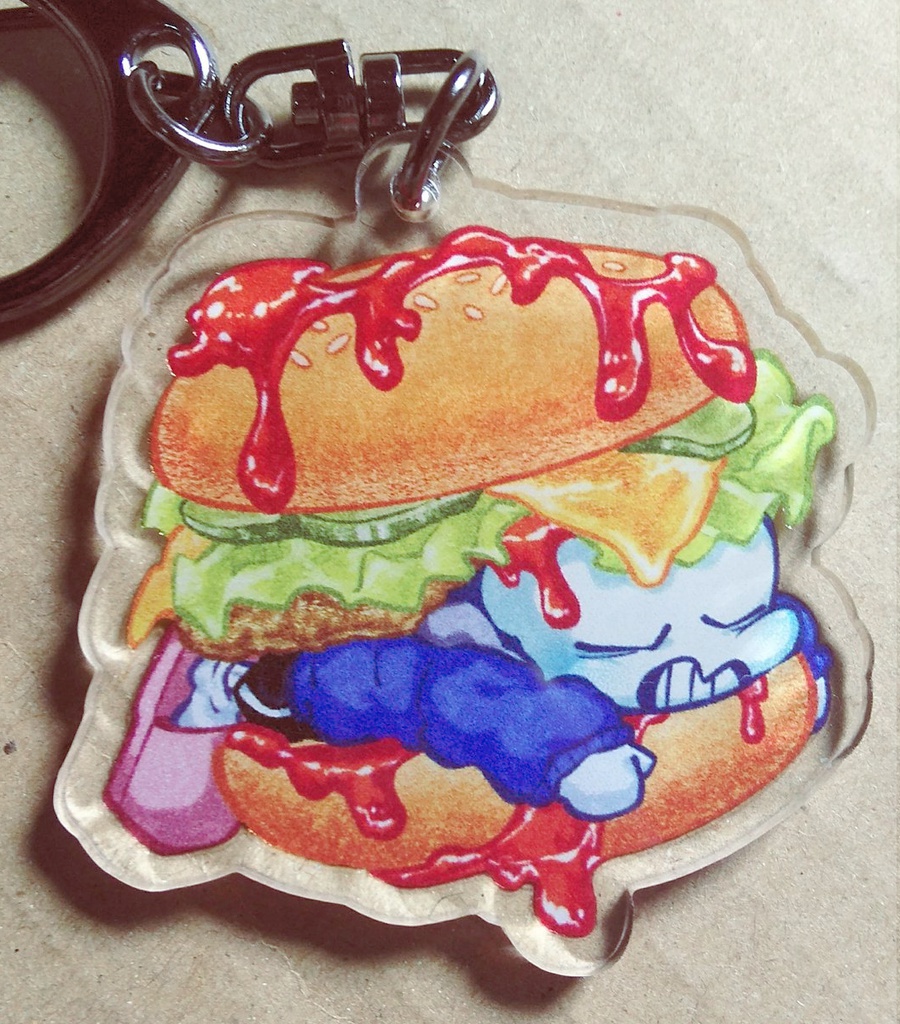 サンズバーガー・アクリルキーホルダー