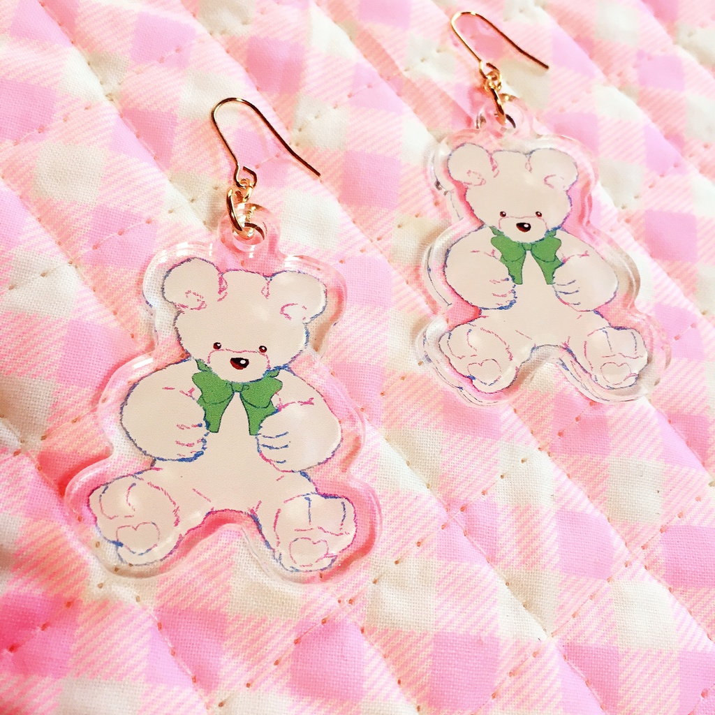すけべあちゃんゆらゆらアクリルピアス