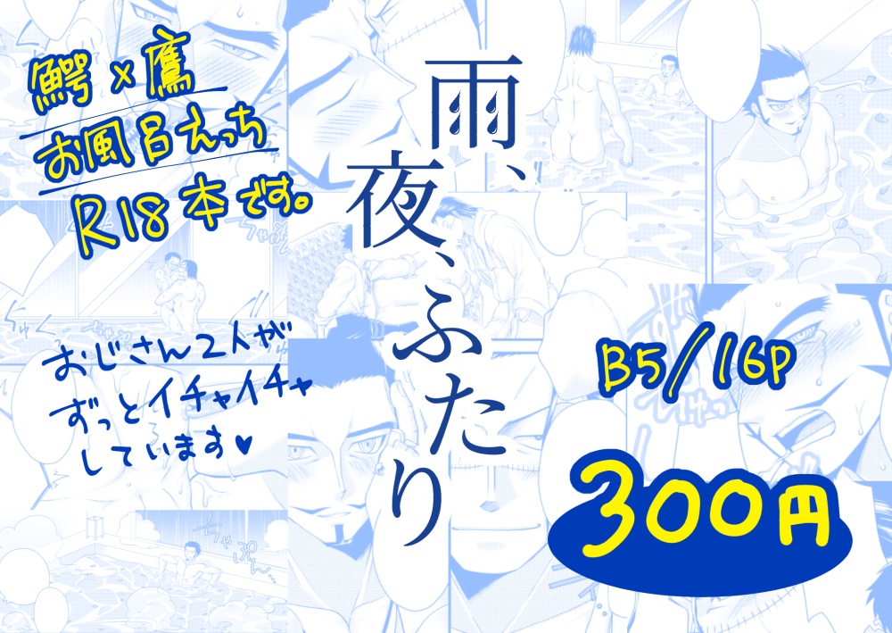 ワンピース腐 鰐鷹 雨 夜 ふたり いむず屋 Booth