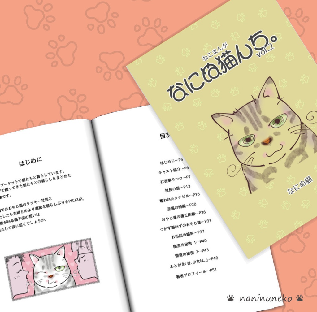 ねこまんが なにぬ猫んち Vol 2 なにぬ猫 Booth Booth