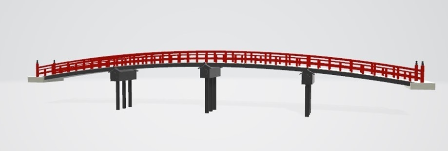 Fbxモデル 和風の橋 3dモデル工房エルナクラム Booth
