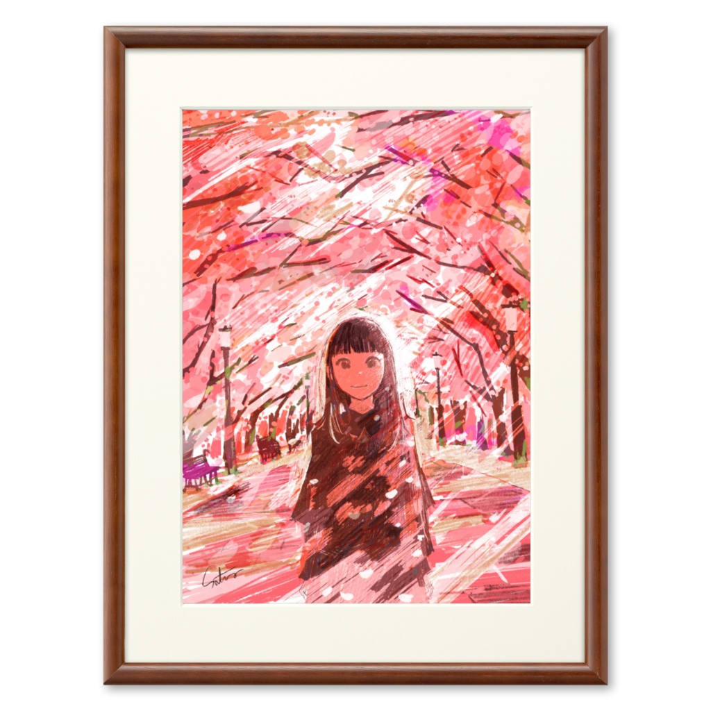 『桜並木』