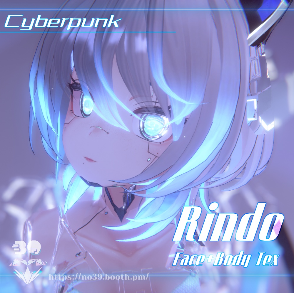 【Rindo】Cyberpunk-Eyes+Makeup+Body Tex