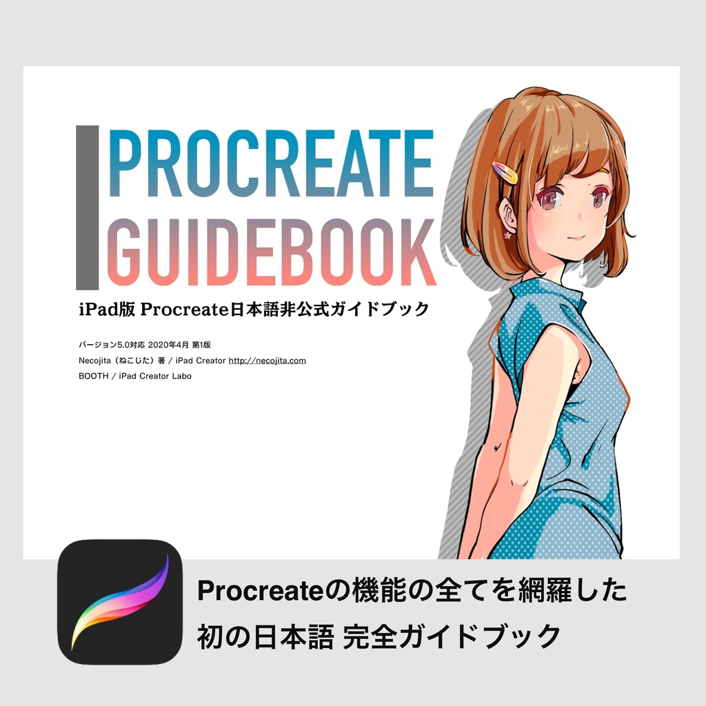Procreate プロクリエイト 日本語マニュアル 使い方解説本 バージョン5 0対応版 Ipadクリエイターラボ Booth