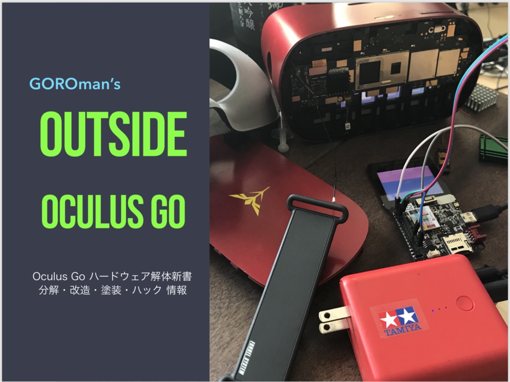 【注. 表紙のみ!】Outside Oculus Go (Oculus Go解体新書)