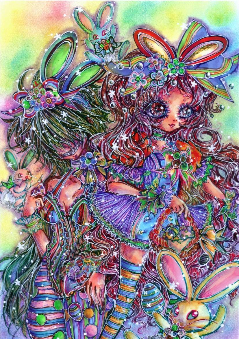 虹色孔雀の魔女。 虹色孔雀の魔女。