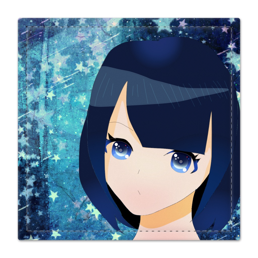 夜空女子マウスパッド