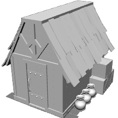 ファンタジーな小屋みたいな家