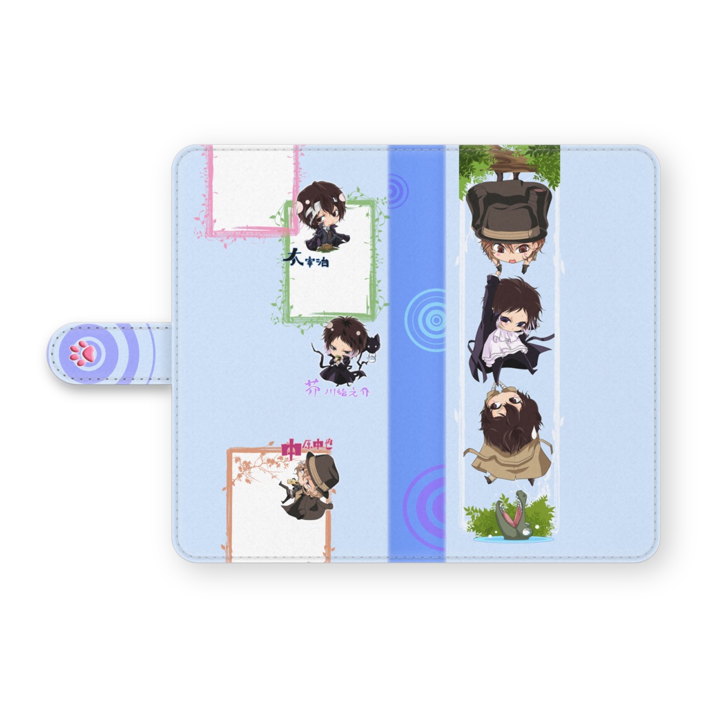 ミニマムマフィア手帳型手帳型Androidケース - L