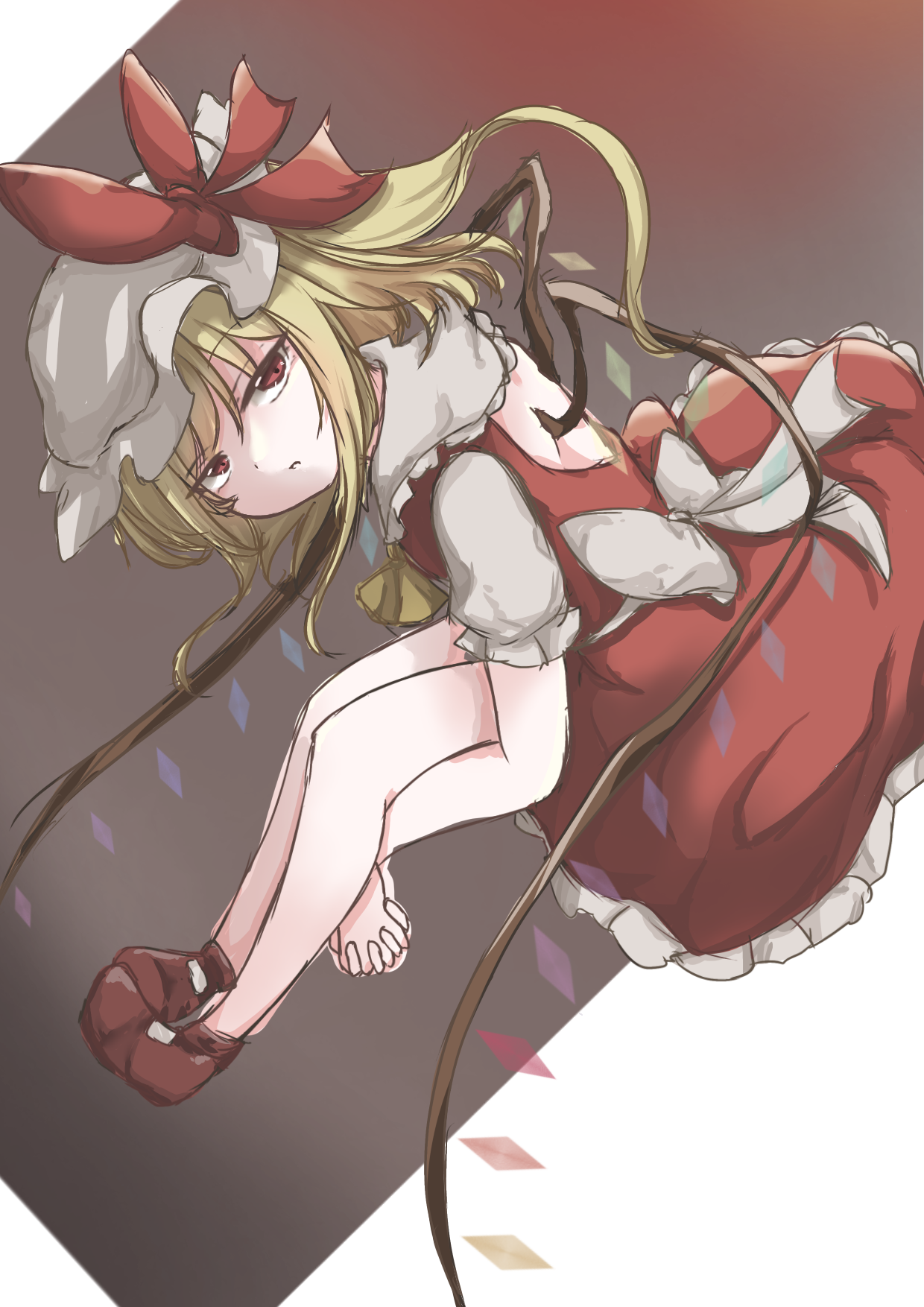 冷蔵庫の隅