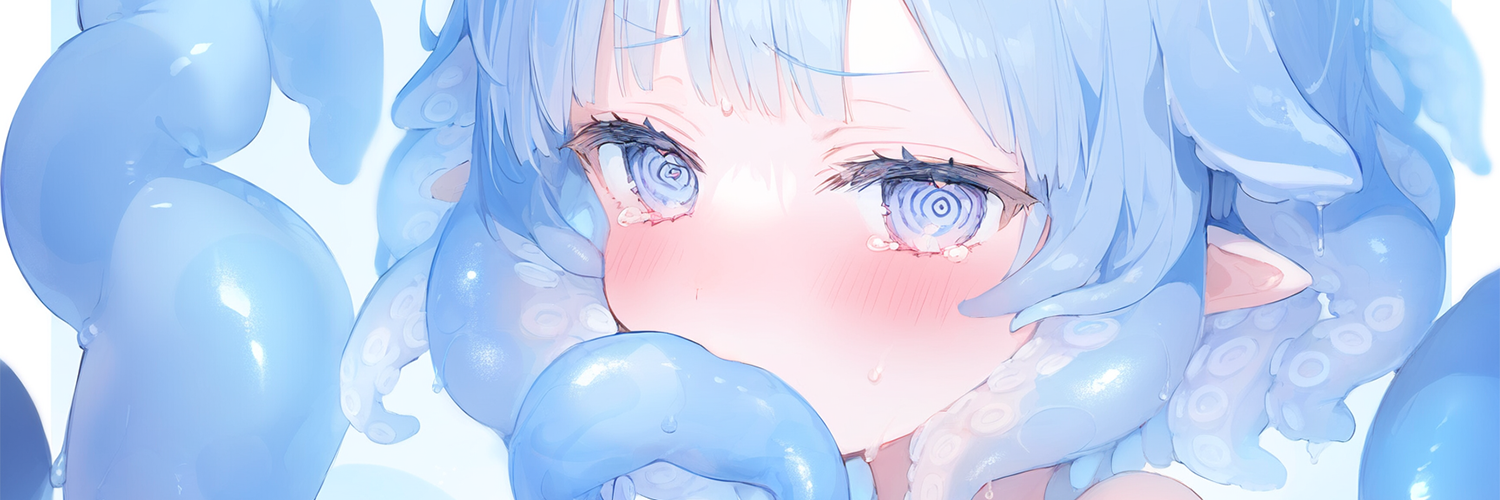 ai　触手 1. 貧乳青触手髪娘① 145pic - でaiのBOOTH - BOOTH