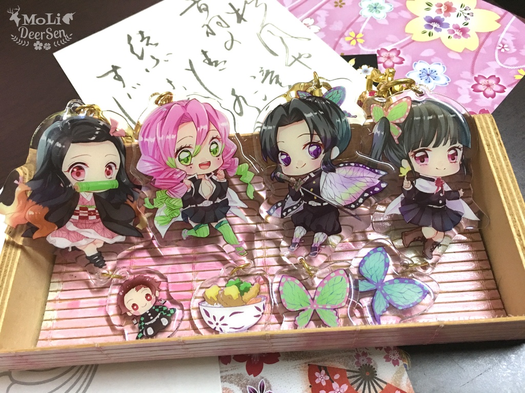 鬼滅の刃 エポキシつながるキーホルダー Deersen Booth 鬼滅の刃 エポキシつながるキーホルダー Deersen Booth