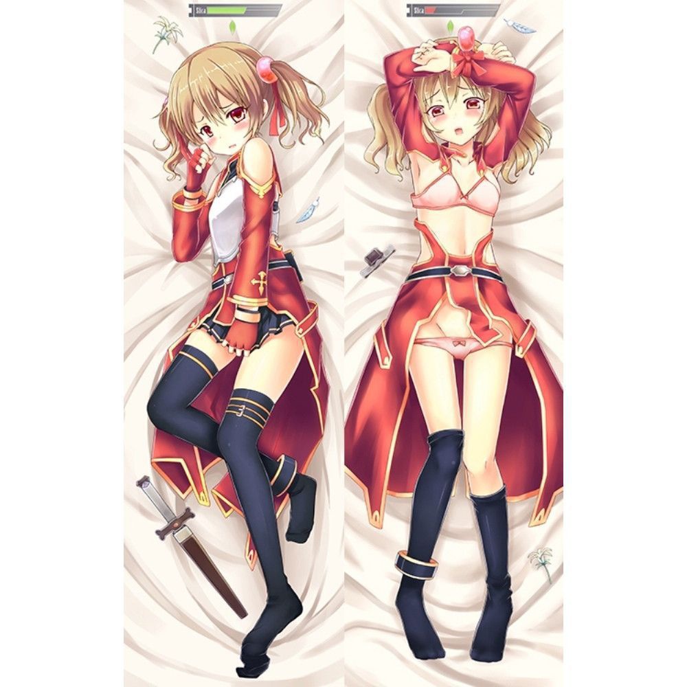 ソードアート・オンライン シリカ アニメ抱き枕カバー 二次元 同人 抱き枕 アニメ萌えグッズ SAO えすえーおー 綾野珪子 絶対萌域=君君君 ez00053