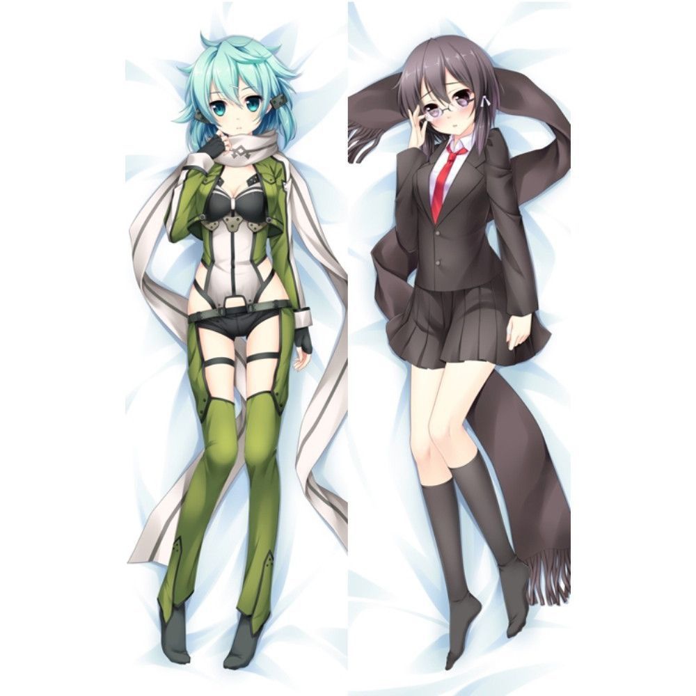ソードアート・オンライン シノン アニメ抱き枕カバー 二次元 同人 抱き枕 アニメ萌えグッズ SAO えすえーおー シノのん Sinon 朝田詩乃 GGO 絶対萌域=Summer ez00227
