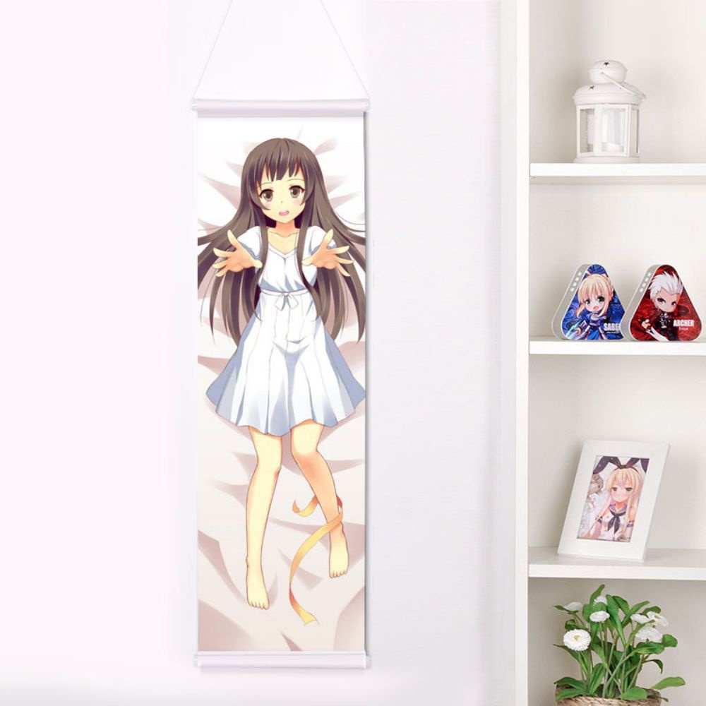 ソードアート・オンライン ユイ 掛け軸/タペストリー 二次元 萌え 同人 150x50cm SAO えすえーおー 尚萌=魚ちゃん gcz00166-1