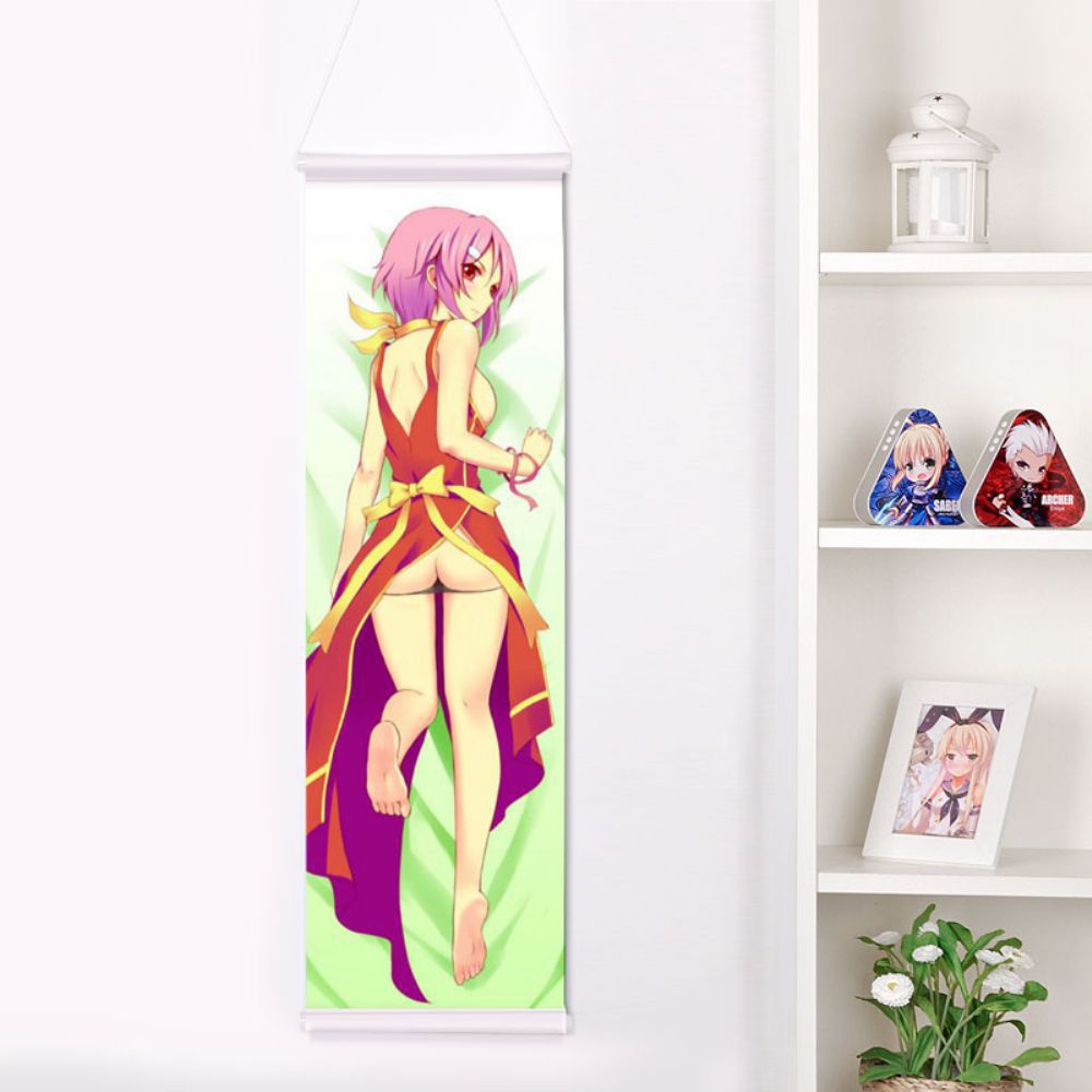 ソードアート・オンライン リズベット 掛け軸/タペストリー 二次元 萌え 同人 150x50cm SAO えすえーおー リズ 篠崎里香 尚萌=魚ちゃん gcz00462-2