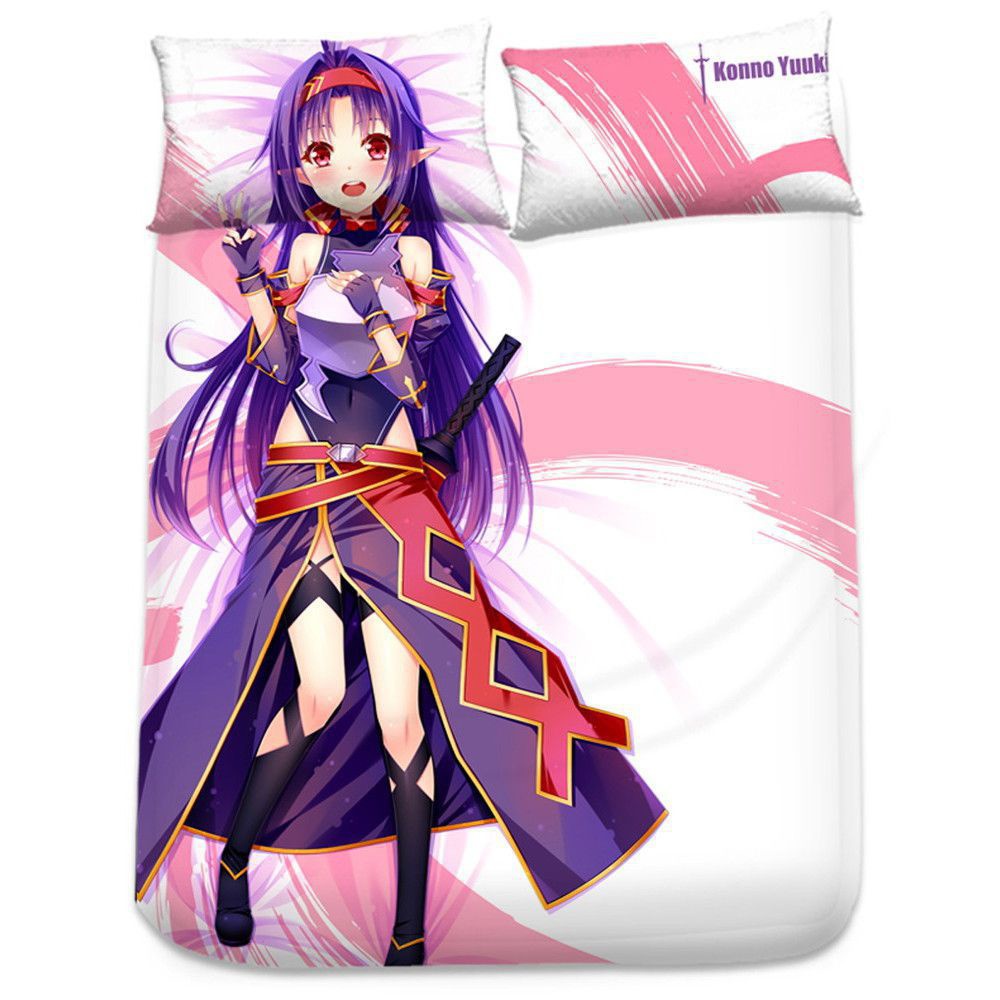 ソードアート・オンライン ユウキ 二次元寝具 萌え 同人 アニメ抱き枕周辺グッズ SAO えすえーおー 紺野木綿季 ALO 尚萌 cz11031