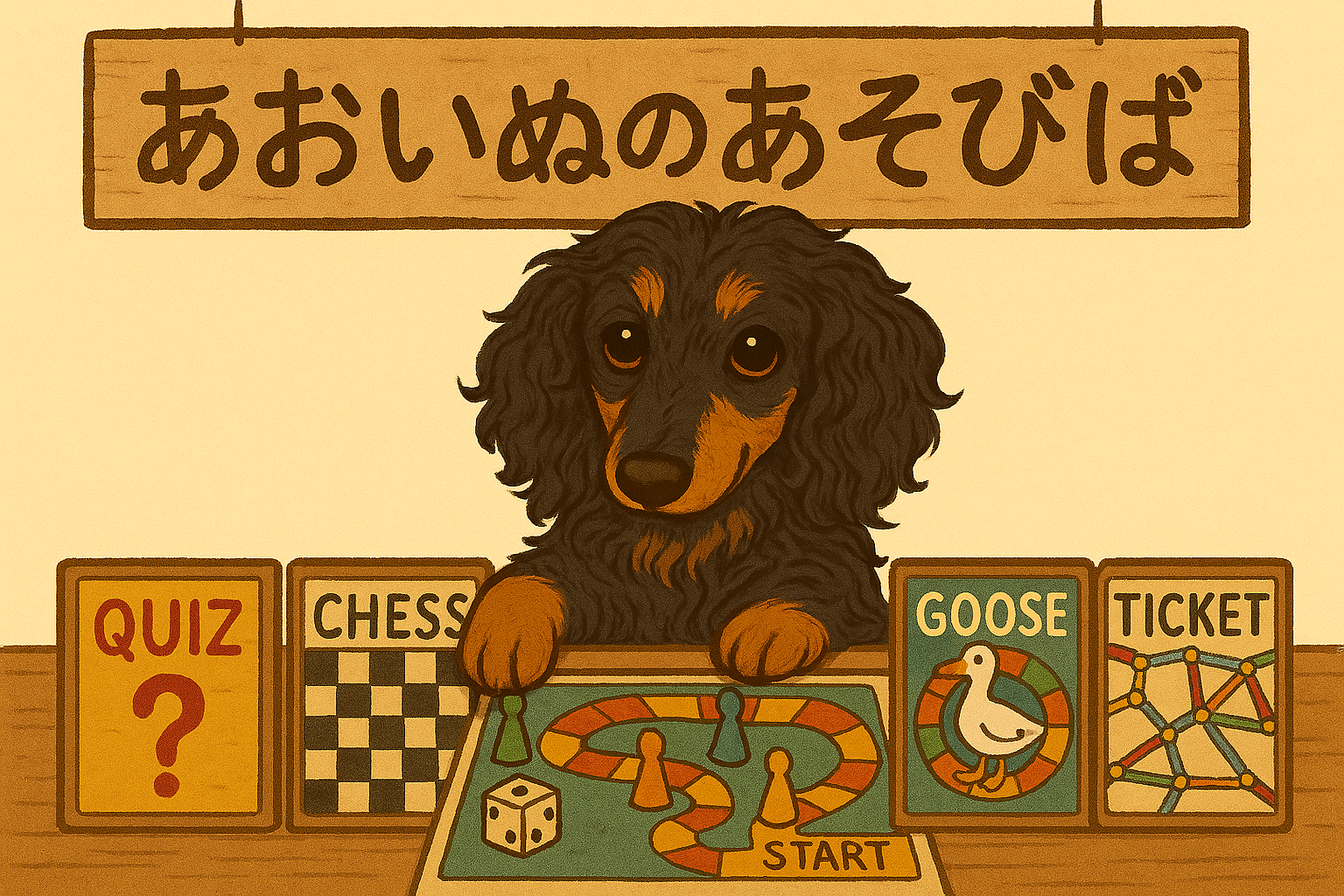 あおいぬの遊び場