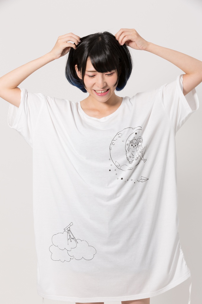 サイドギャザーTEE