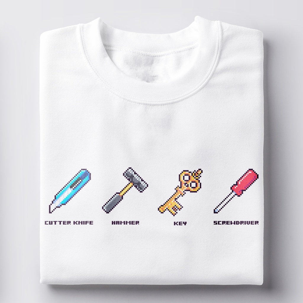 ドット絵 ゲームアイテム Tシャツ - RYOCHAN COMPANY - BOOTH