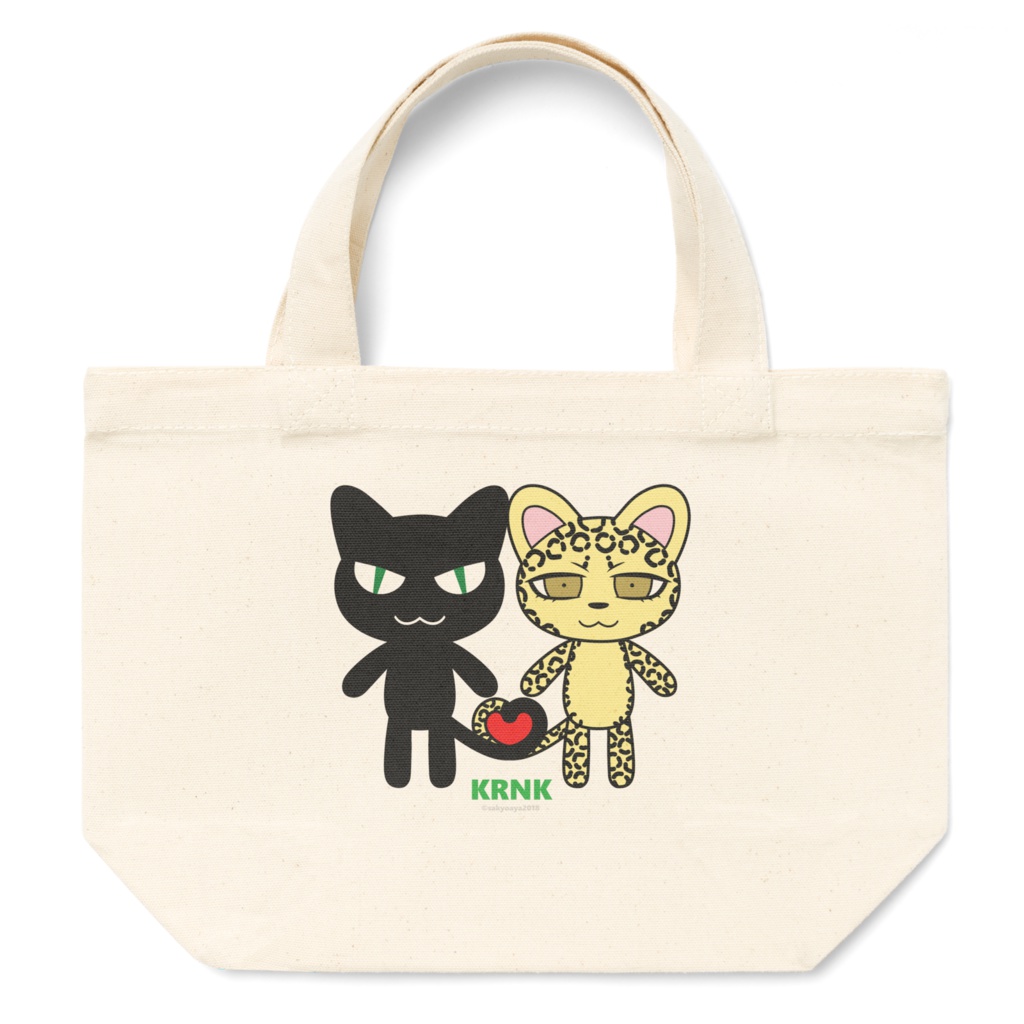 クロネコ彼氏 ヒョウ&クロネコぬいミニトート