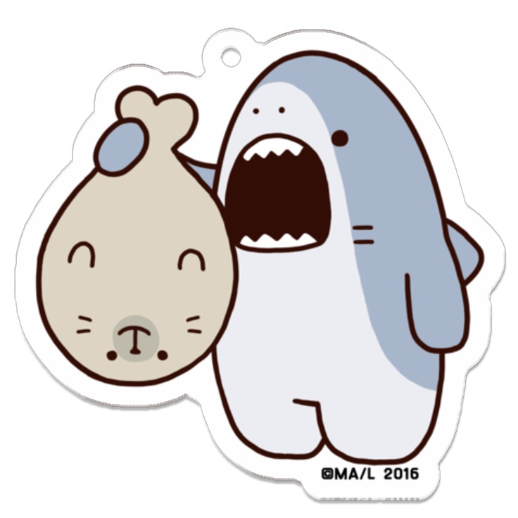 【受注生産】サメーズ アクリルキーホルダー【1/31まで】