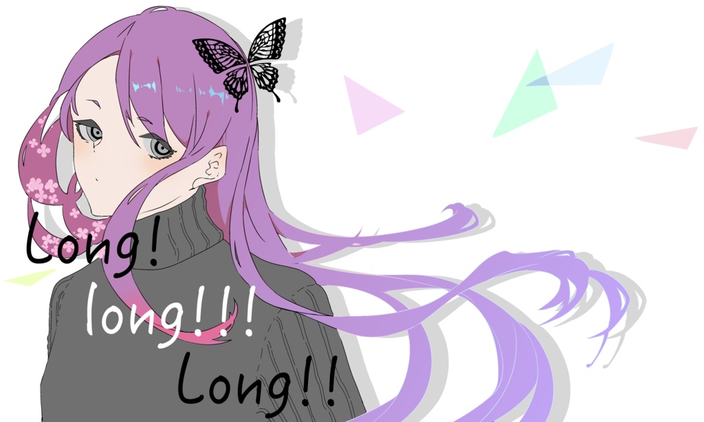 長髪男子イラスト集 Long Long Long Arutekia Booth