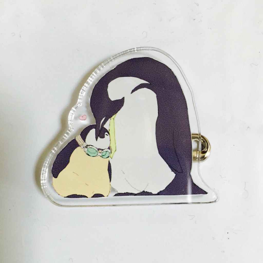 スティレオペンギンアクリルバッジ