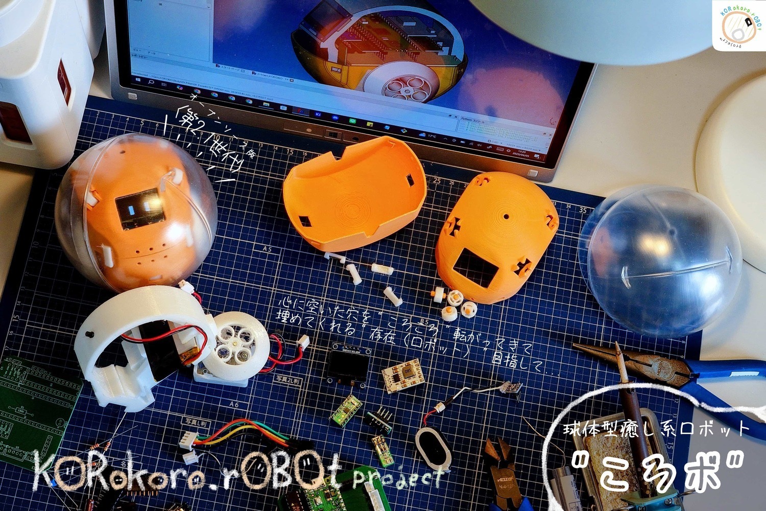 KORokoro.rOBOt project™｜球体型癒し系ロボット「ころボ™」