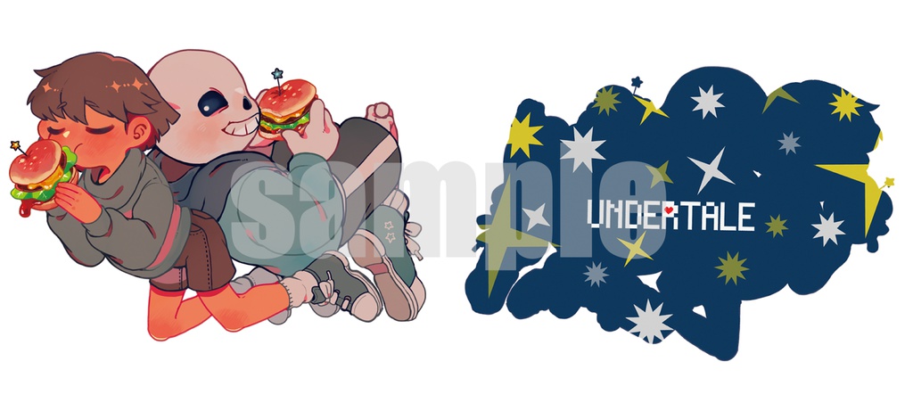 undertale ハンバーガーアクキー