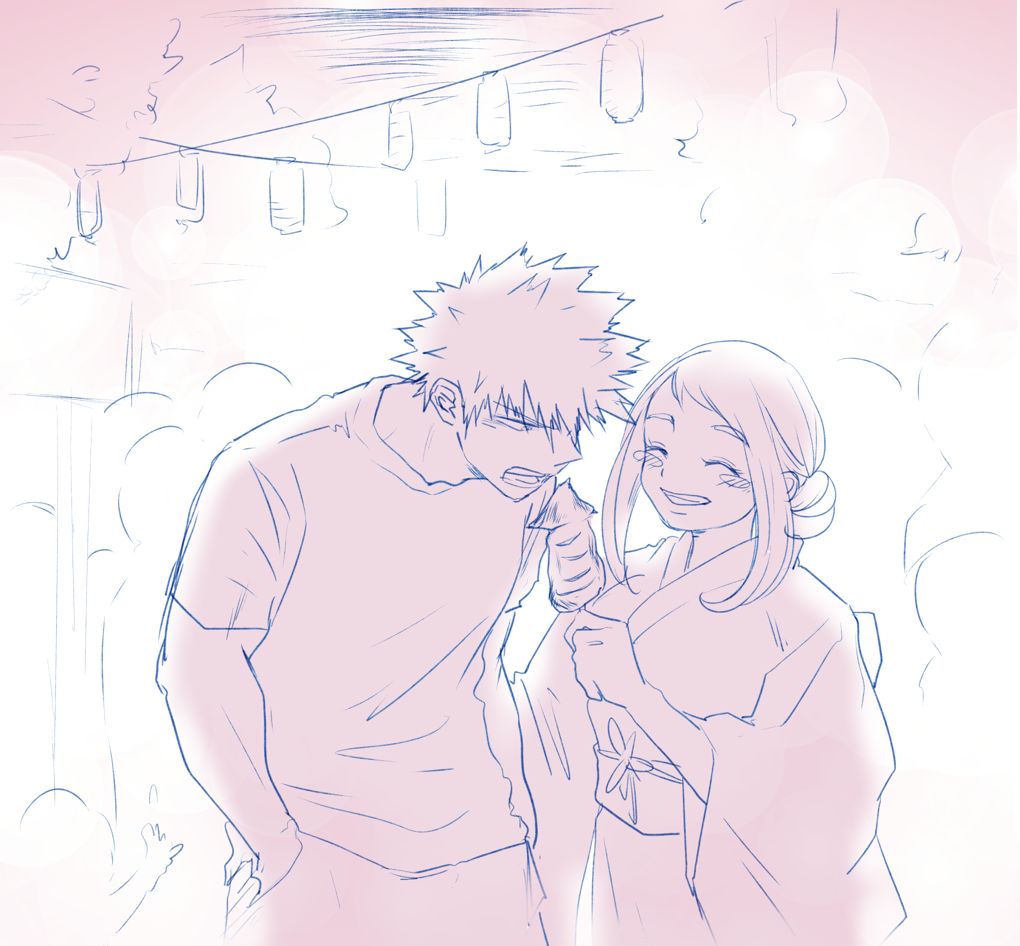 ブルースター 本 ピンクとブルー Booth