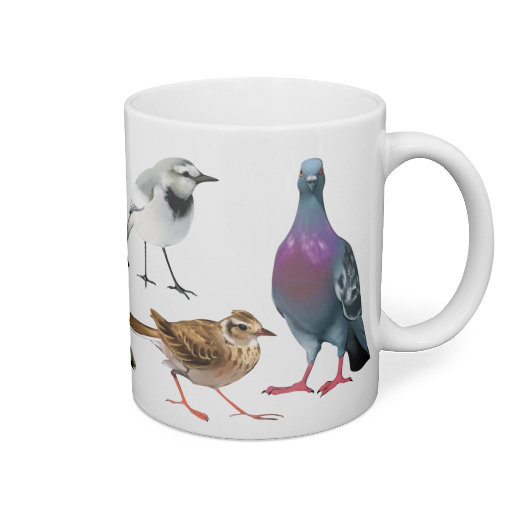 身近な野鳥マグカップ