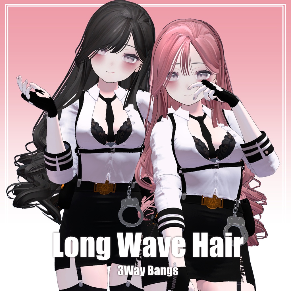 Long Wave Hair【3Bangs】