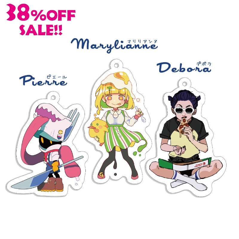 【SALE!!】アクリルキーホルダー(calorie0)