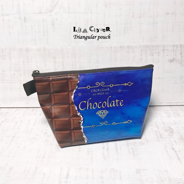 チョコレート 三角ポーチ