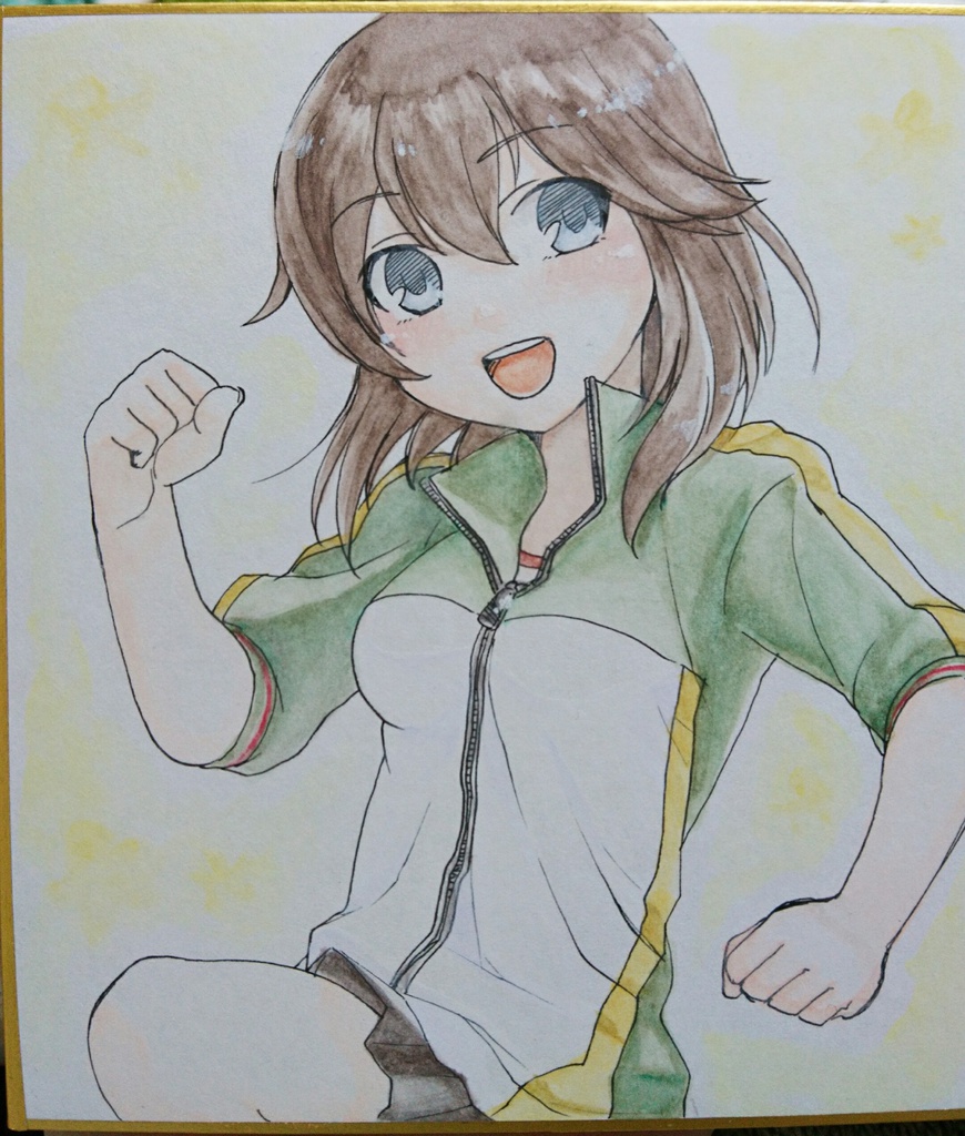 艦これ 速吸 手描きイラスト Boboku Booth