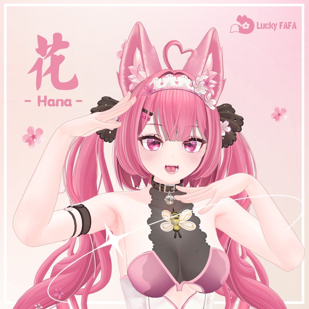 オリジナル3Dモデル「—花—Hana—」original 3D model