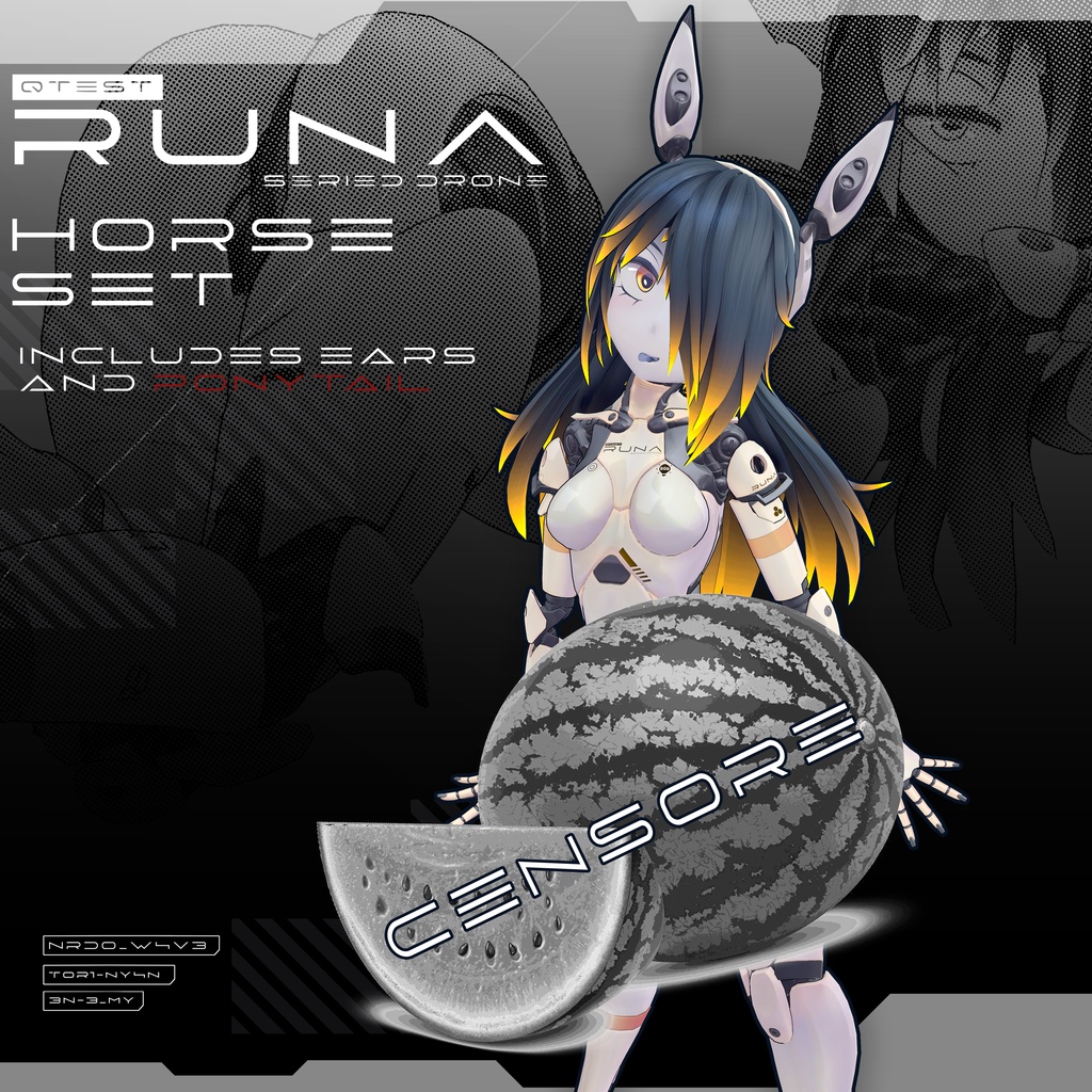 オリジナル3Dコスチューム】Runa 1HP Set【VRC】 - とりにゃん - BOOTH