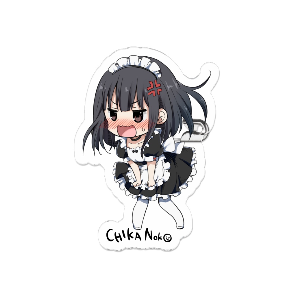 【アクリルバッジ】怒りのメイドノコ
