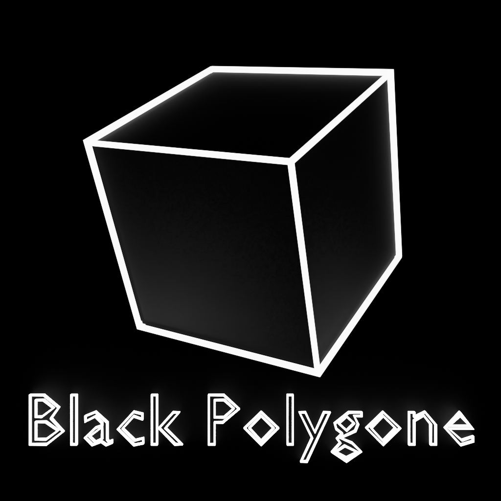 black polygone