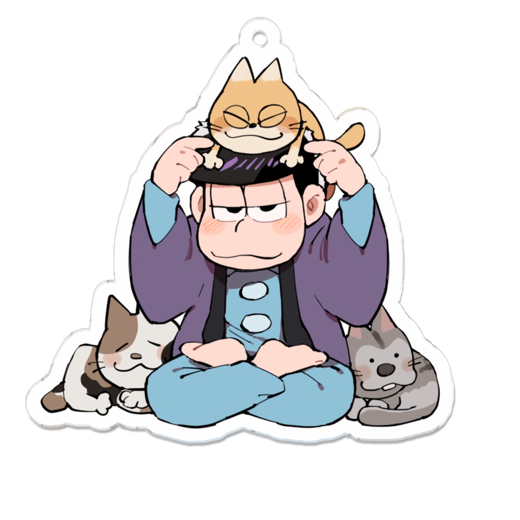 一松さんアクリルキーホルダー