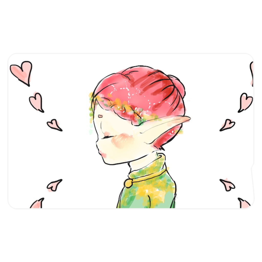 love icカードステッカー