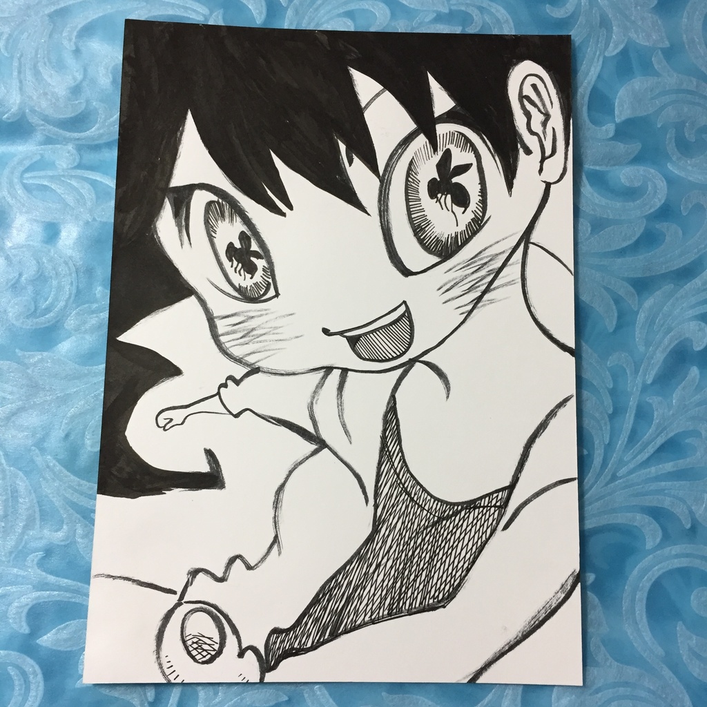 直筆イラスト あららぎかれん 宇佐美のサブ垢 Booth