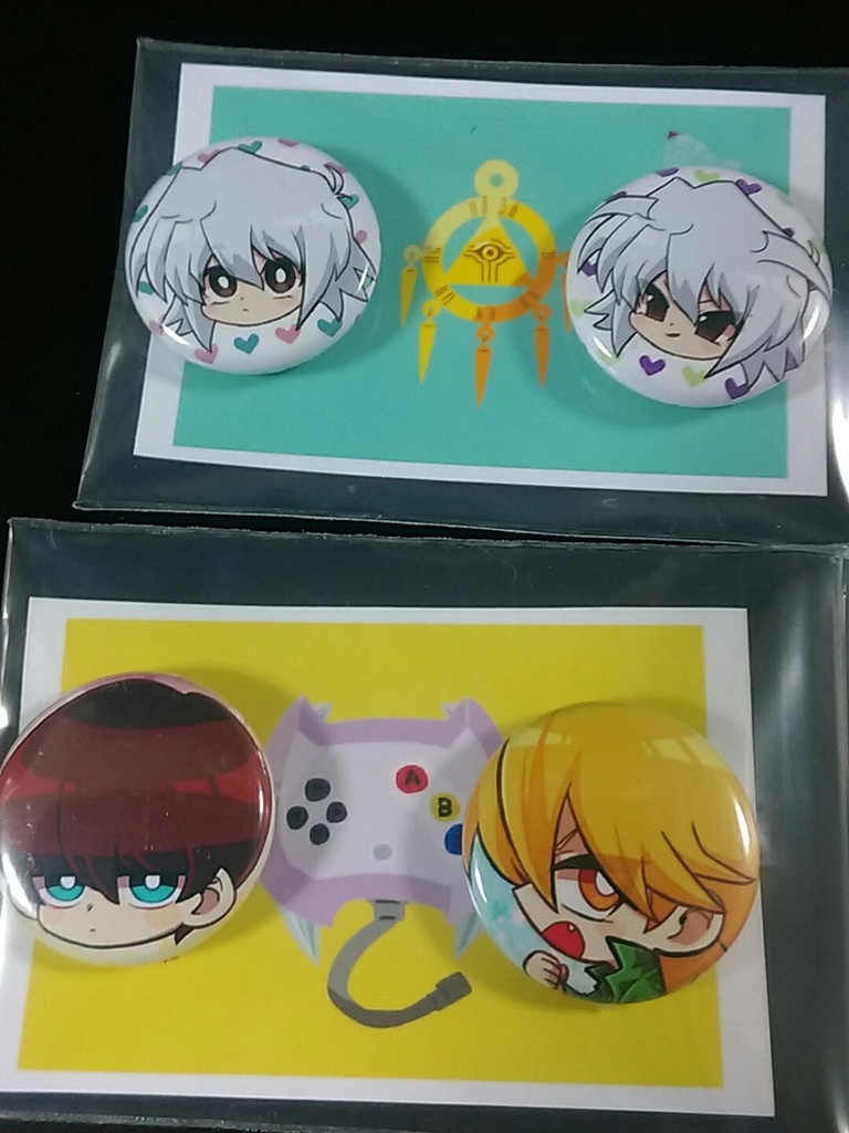 エネコン&バクばく缶バッジ