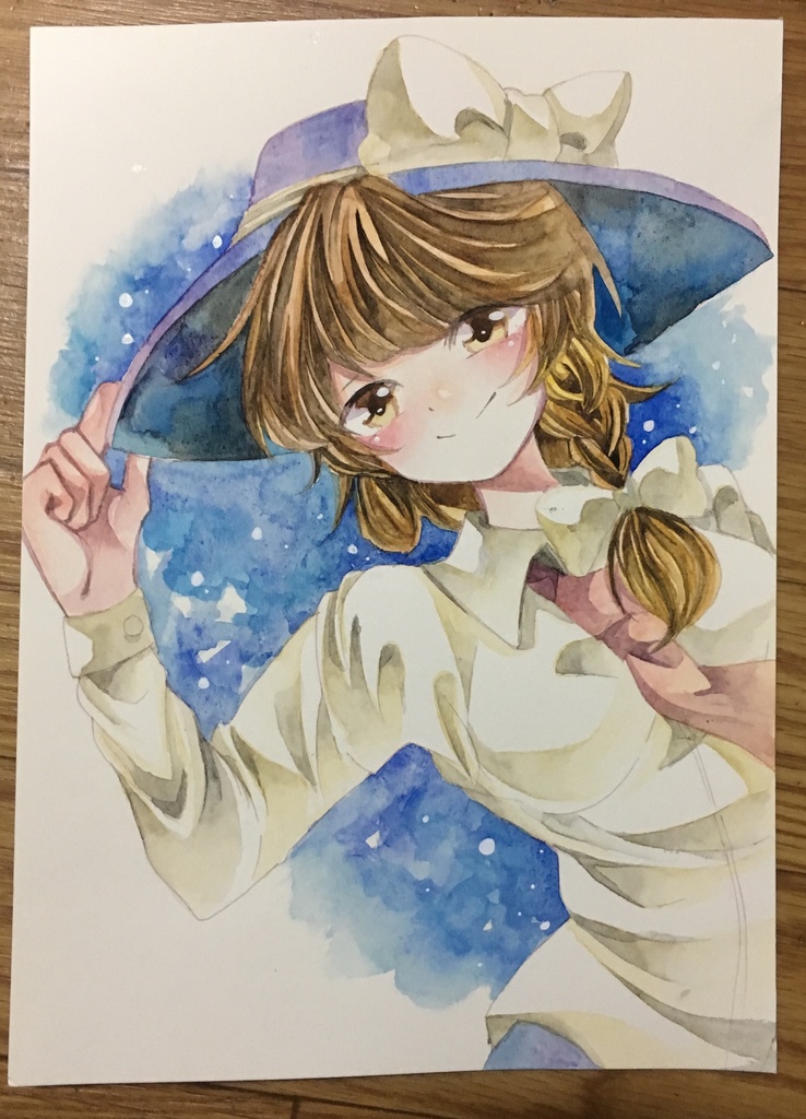 東方プロジェクト 手描きイラスト 宇佐見蓮子 コピック野郎の間 Booth