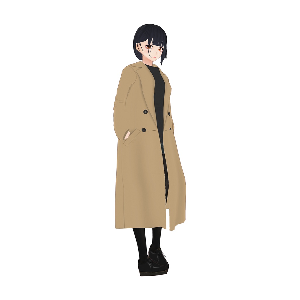 Vroid Chester Coat Cocoon Silhouette コクーンチェスターコート Vear Clo Booth