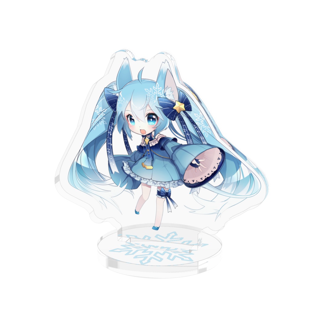 雪ミク2017キツネ耳verアクリルフィギュア