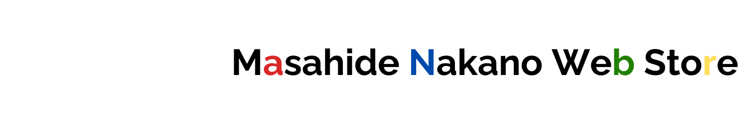 Masahide Nakano WEB STORE